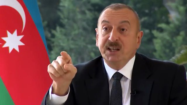 Aliyev açtı ağzını yumdu gözünü! Kendisine basın özgürlüğü suçlaması yapan BBC'ye Batı'nın iki yüzlülüğünü anlattı